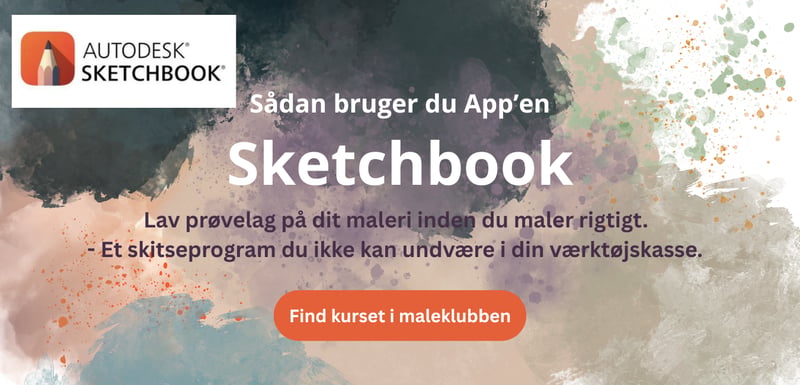 S&aring;dan bruger du sketchbook